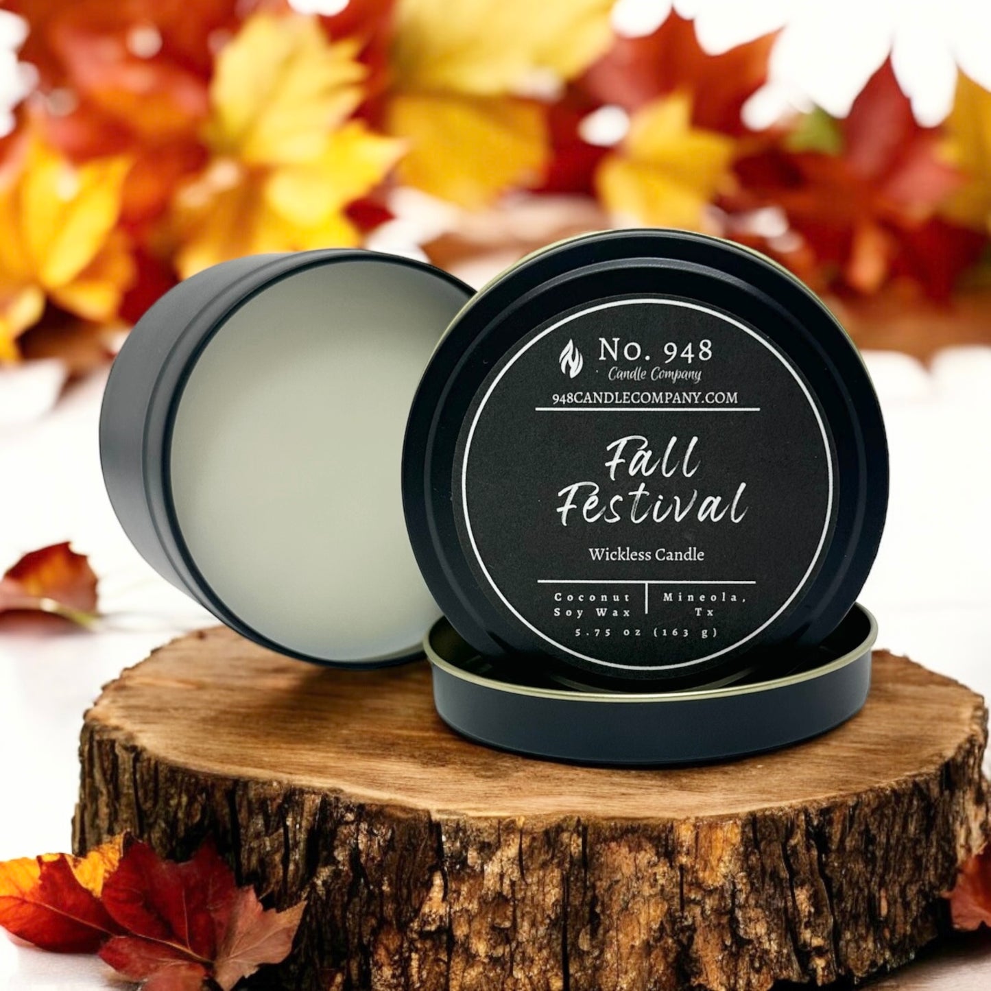 Fall Festival Wickless Candle