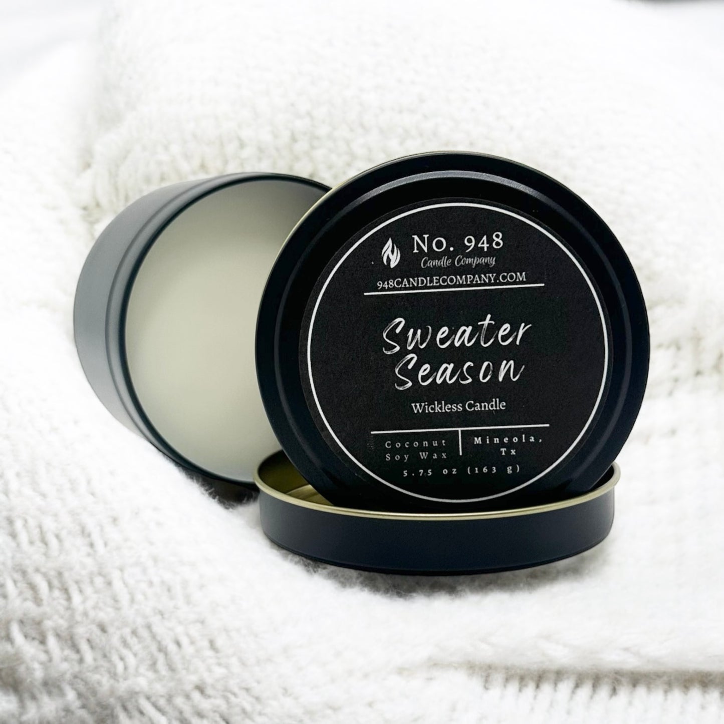 Sweater Season Wickless Candle