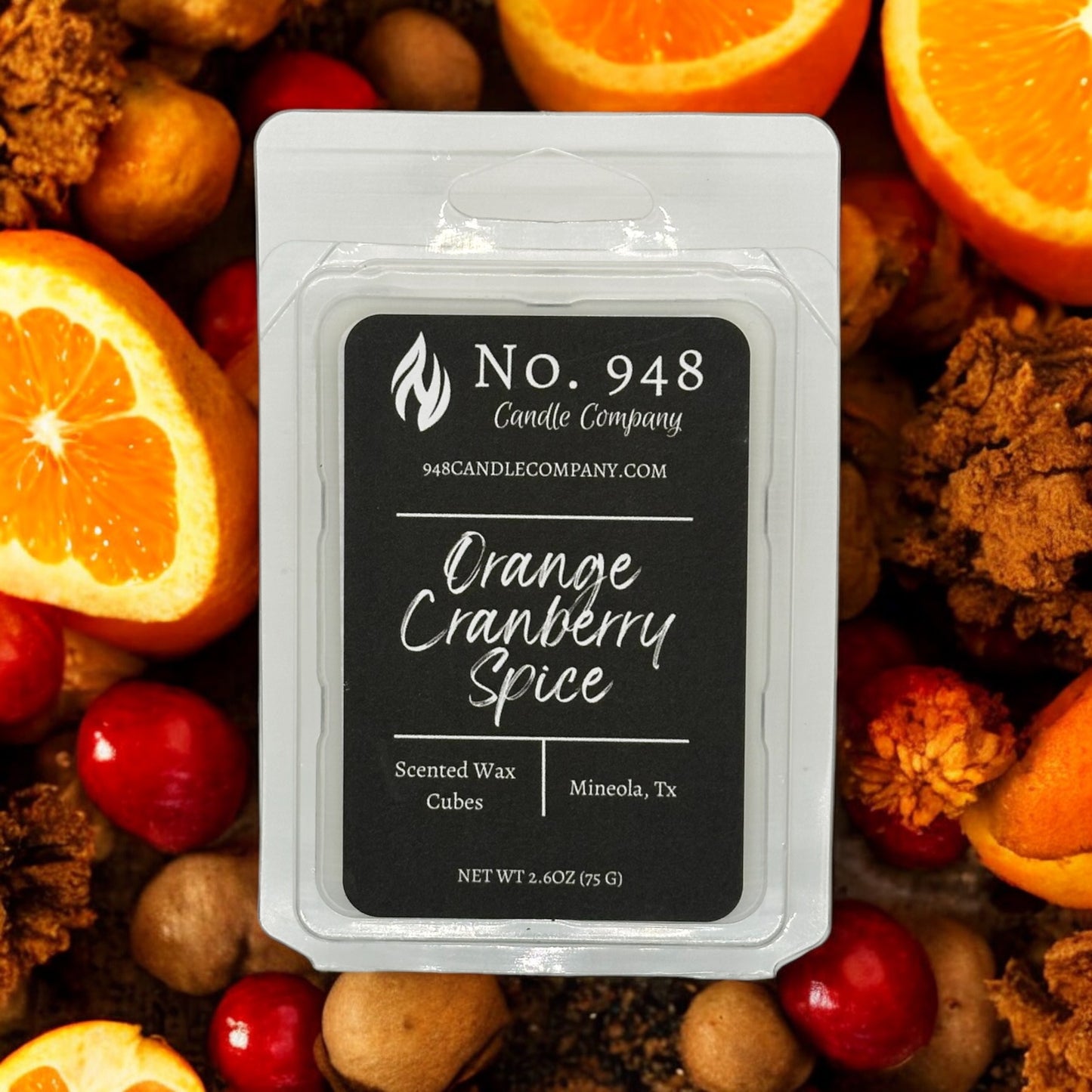 Orange Cranberry Spice Wax Bar