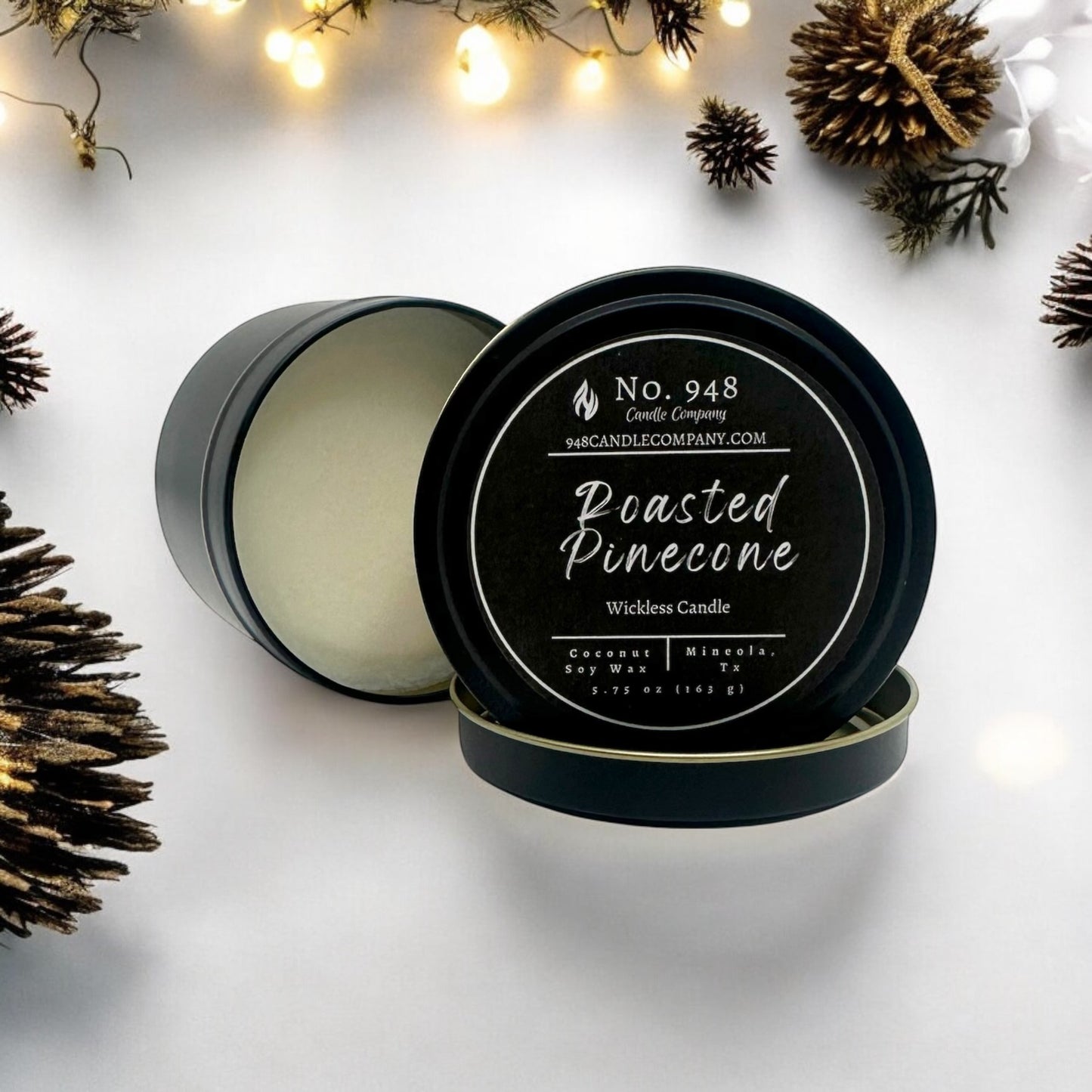 Roasted Pinecone Wickless Candle