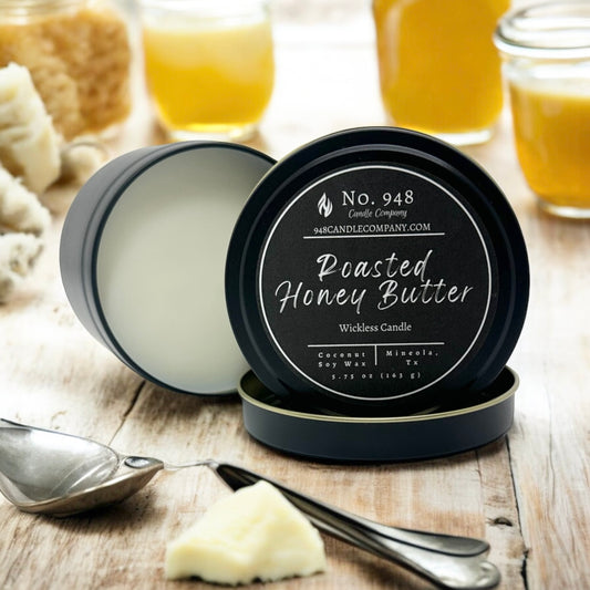 Roasted Honey Butter Wickless Candle