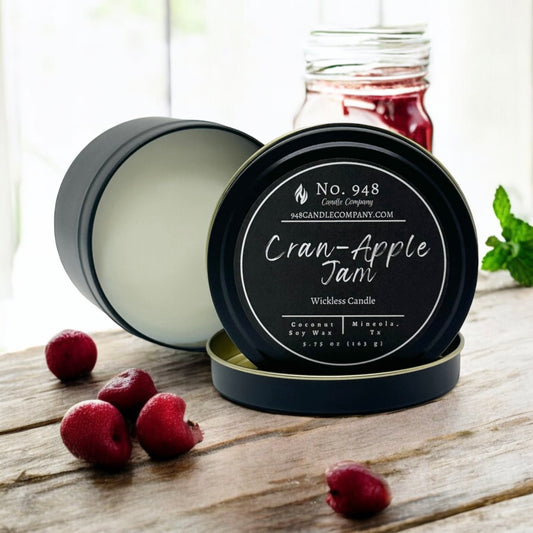 Cran-Apple Jam Wickless Candle