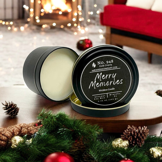 Merry Memories Wickless Candle